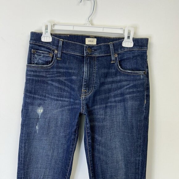 Able Skinny Jeans Womens Size 28 Mid Rise - Picture 5 of 14